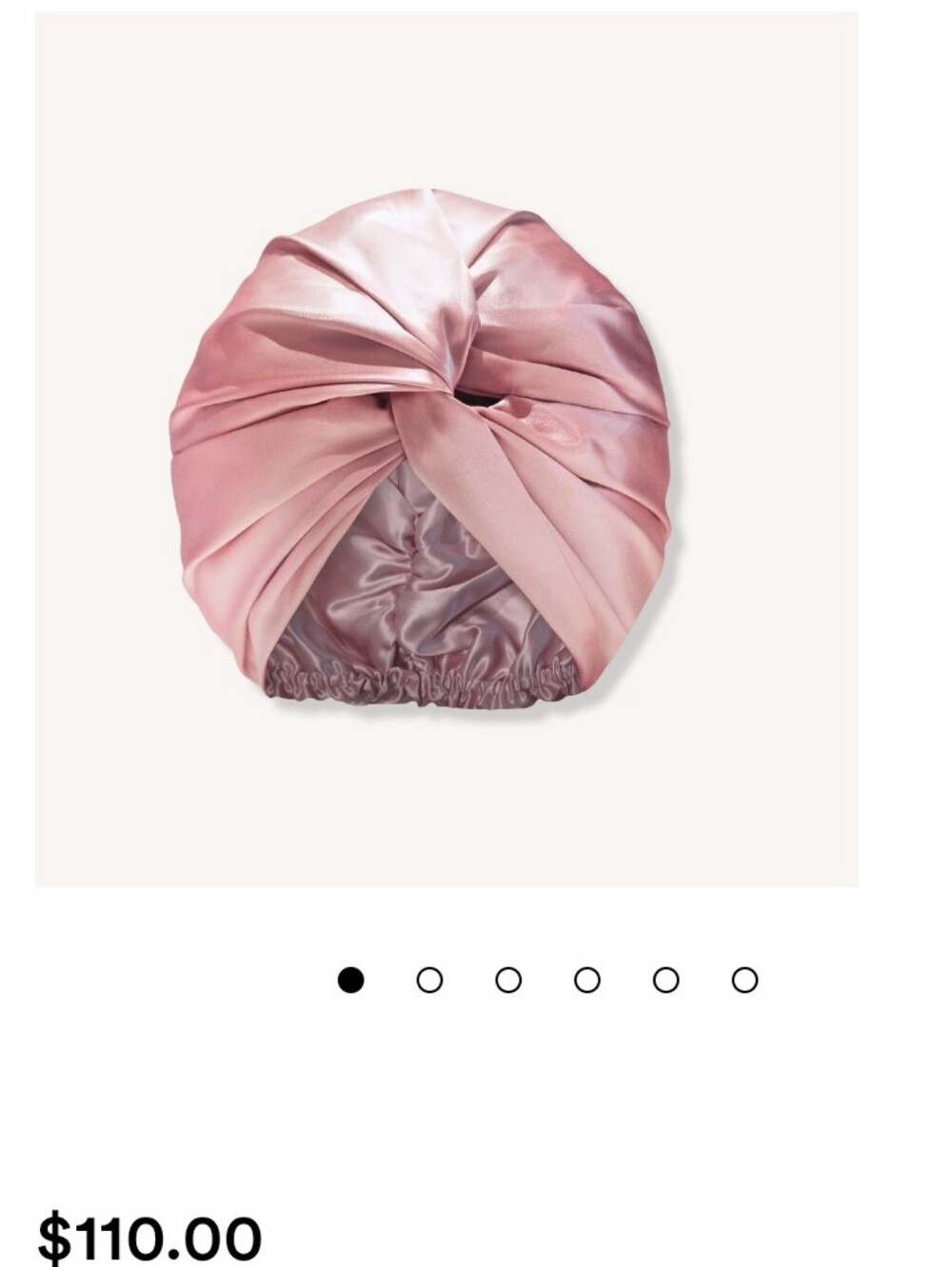 Brand New Never Used Slip Pure Silk Turban